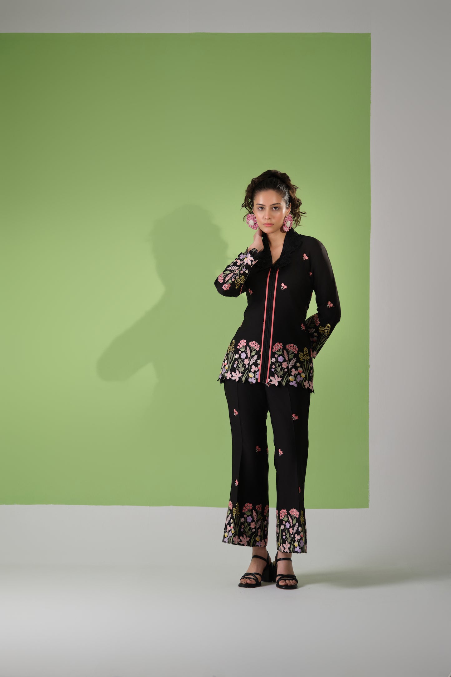 Noir Blossom Co-Ord Set