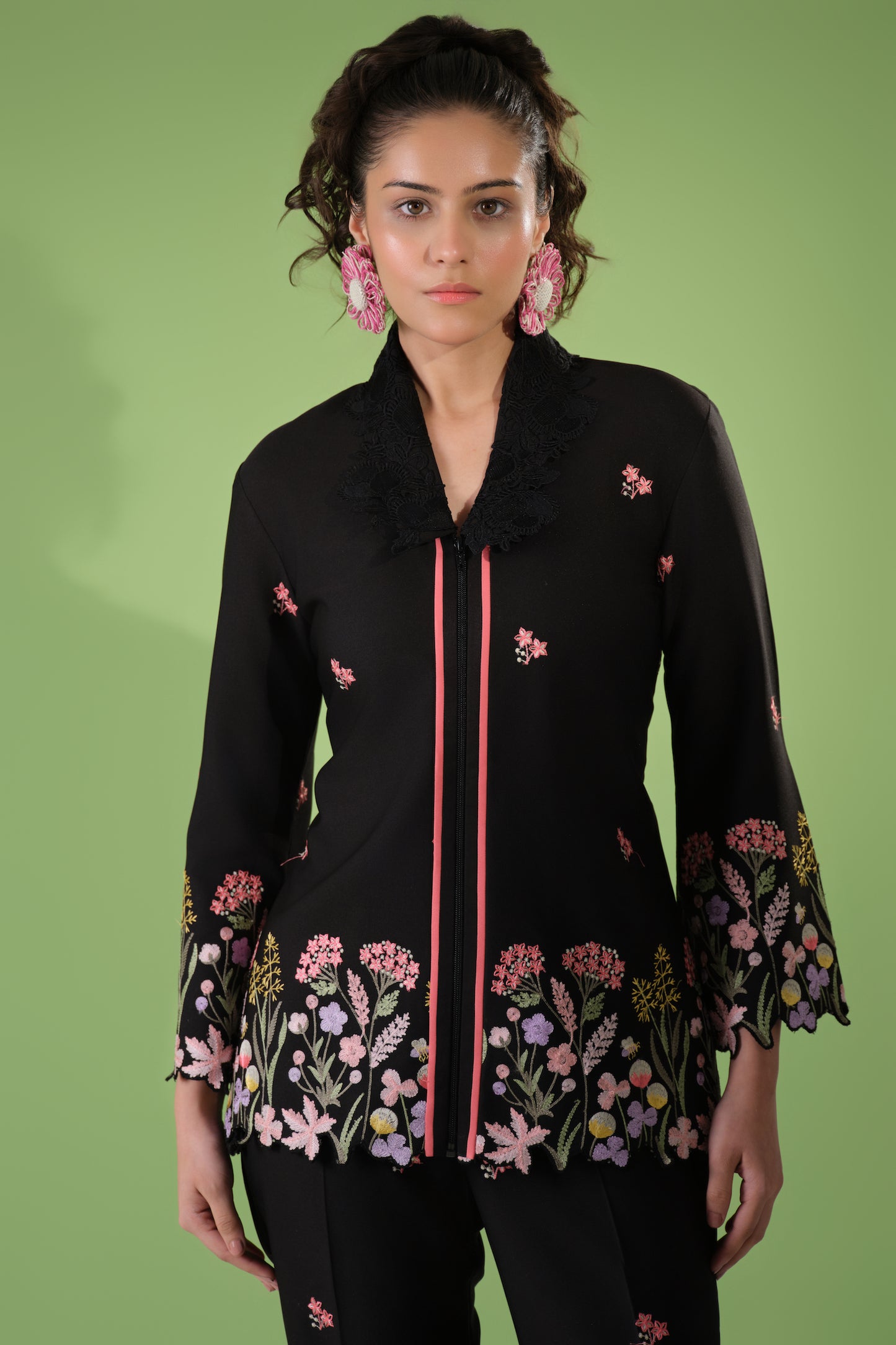 Noir Blossom Co-Ord Set