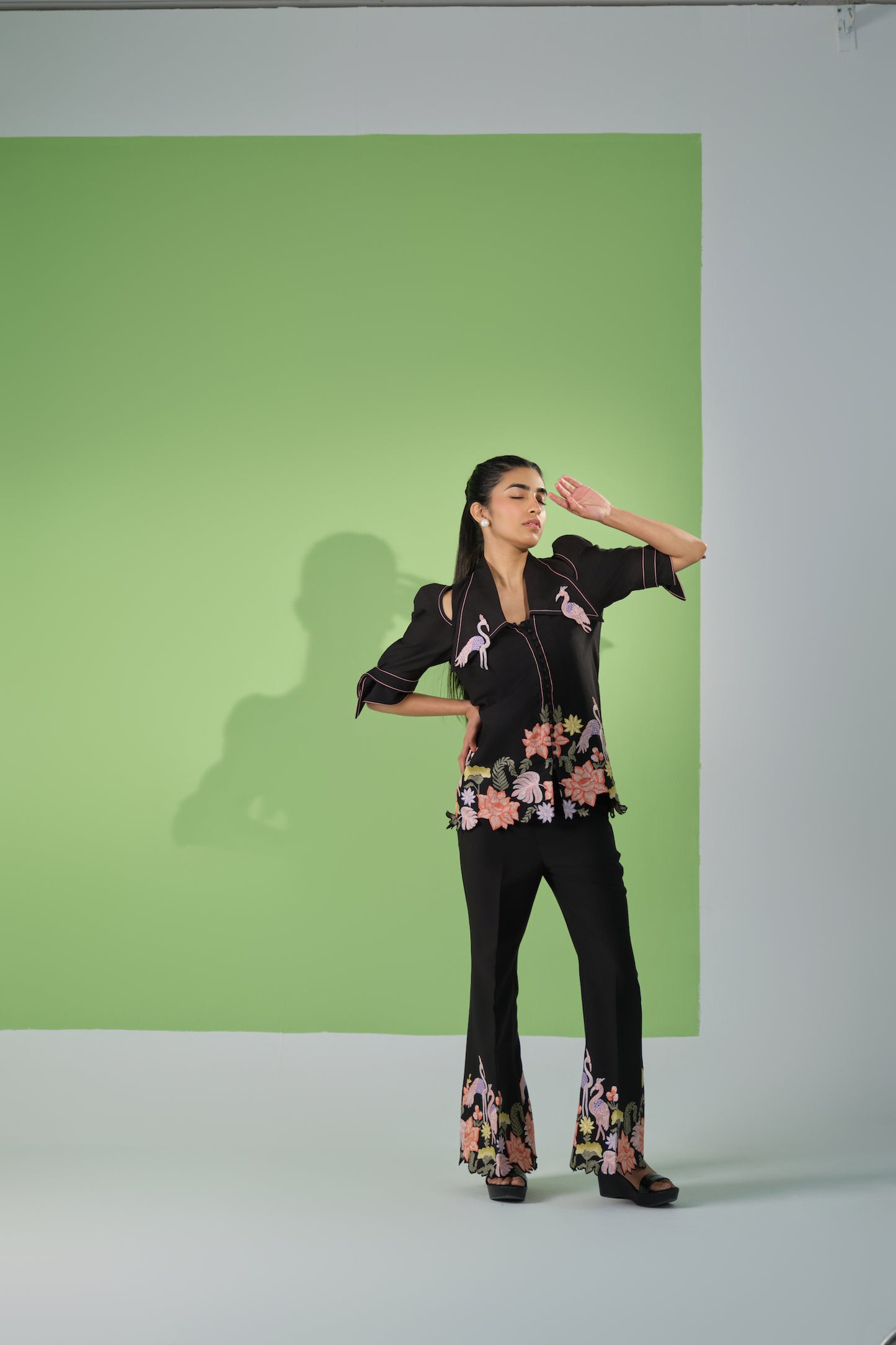 Midnight Bloom Co-Ord Set