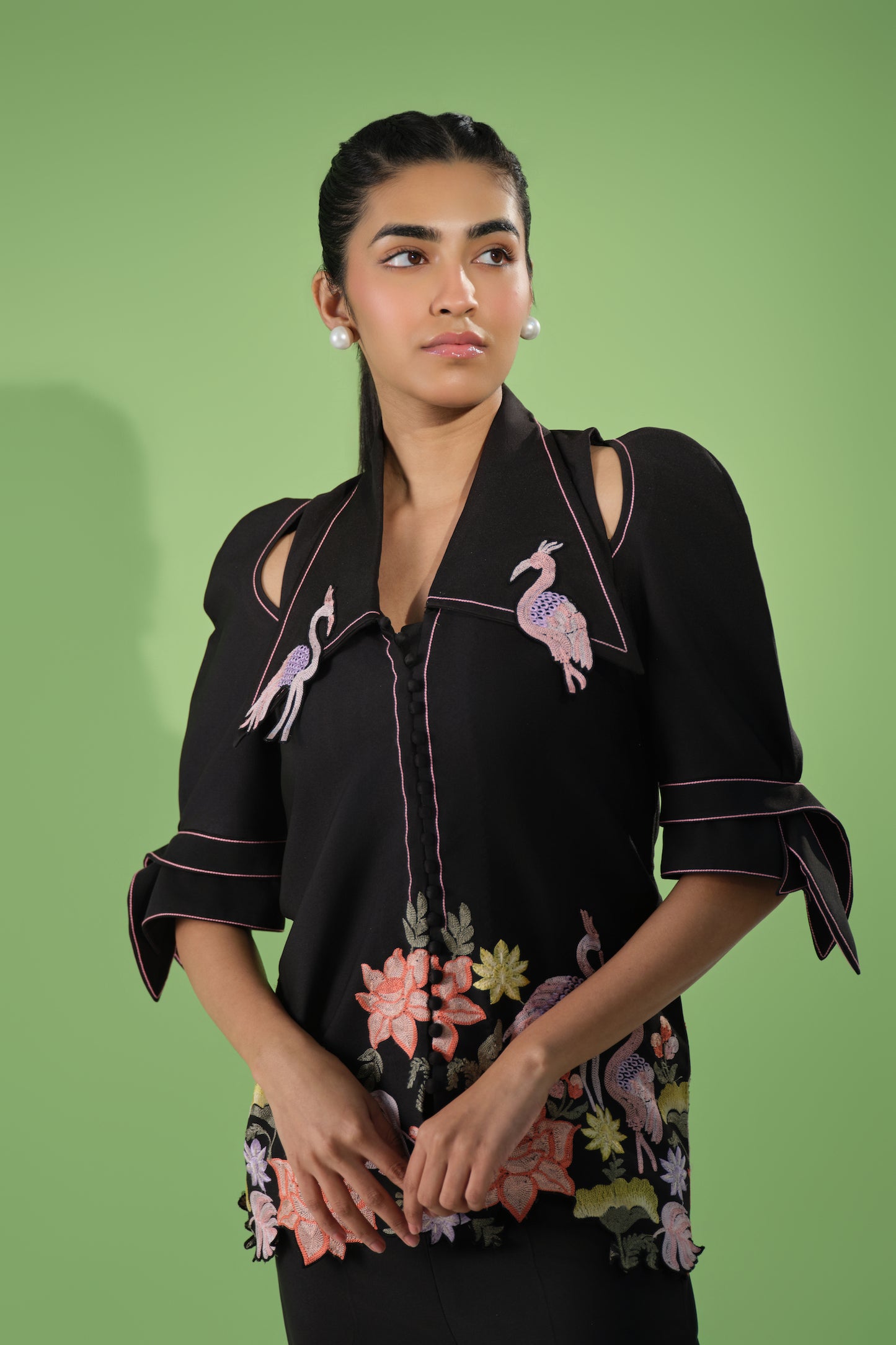Midnight Bloom Co-Ord Set