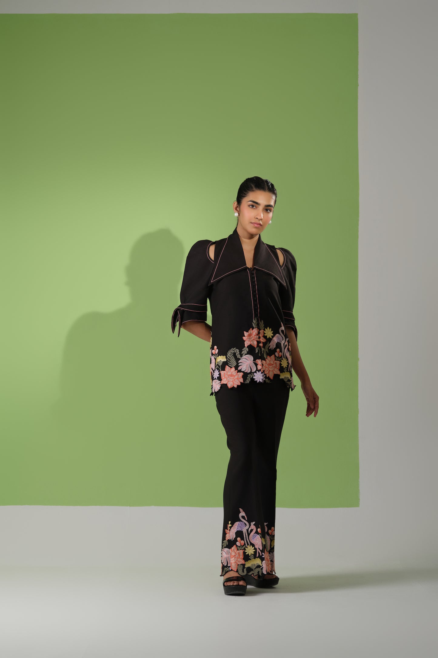 Midnight Bloom Co-Ord Set