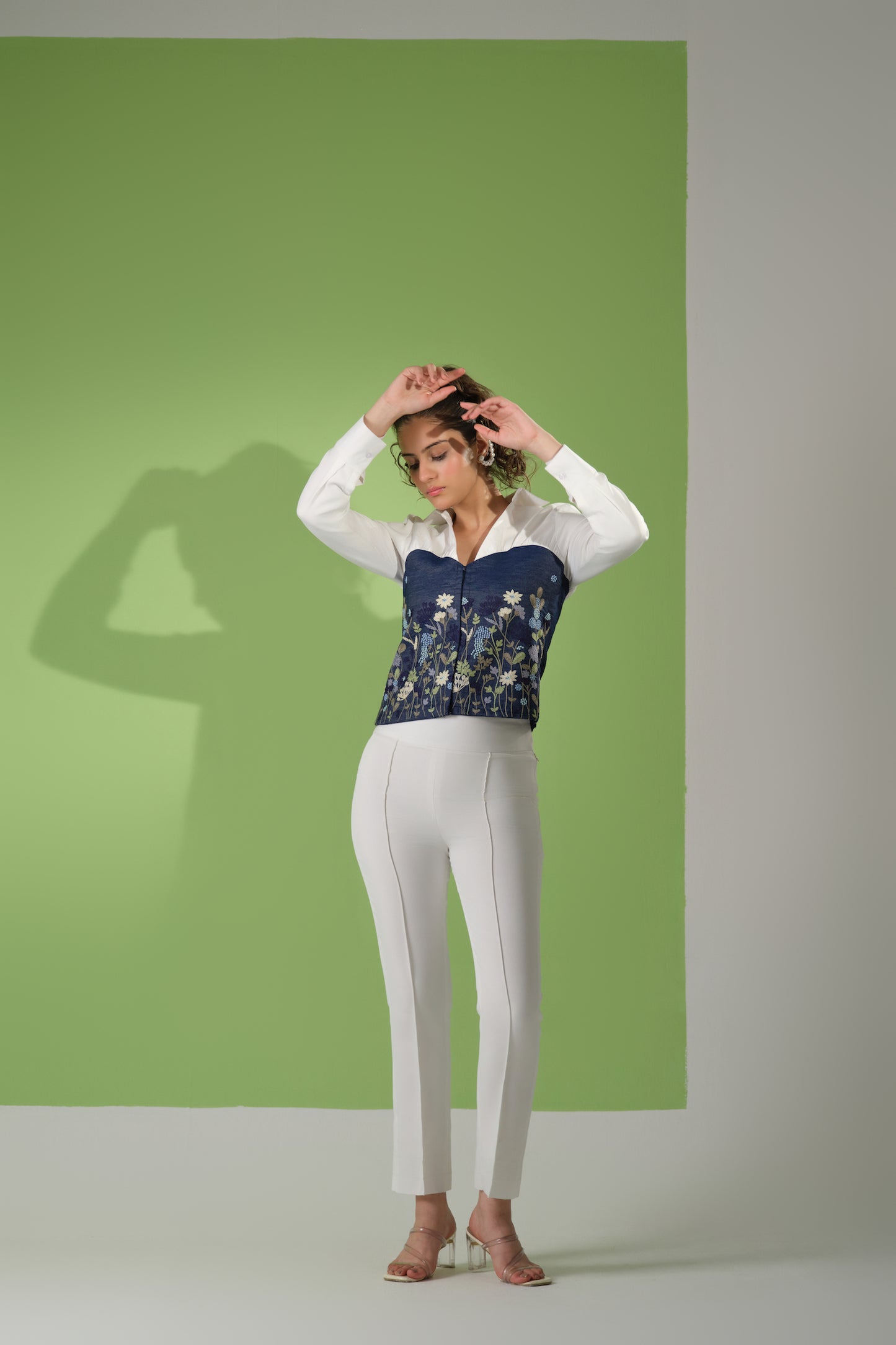 Blossom Denim Co-Ord Set