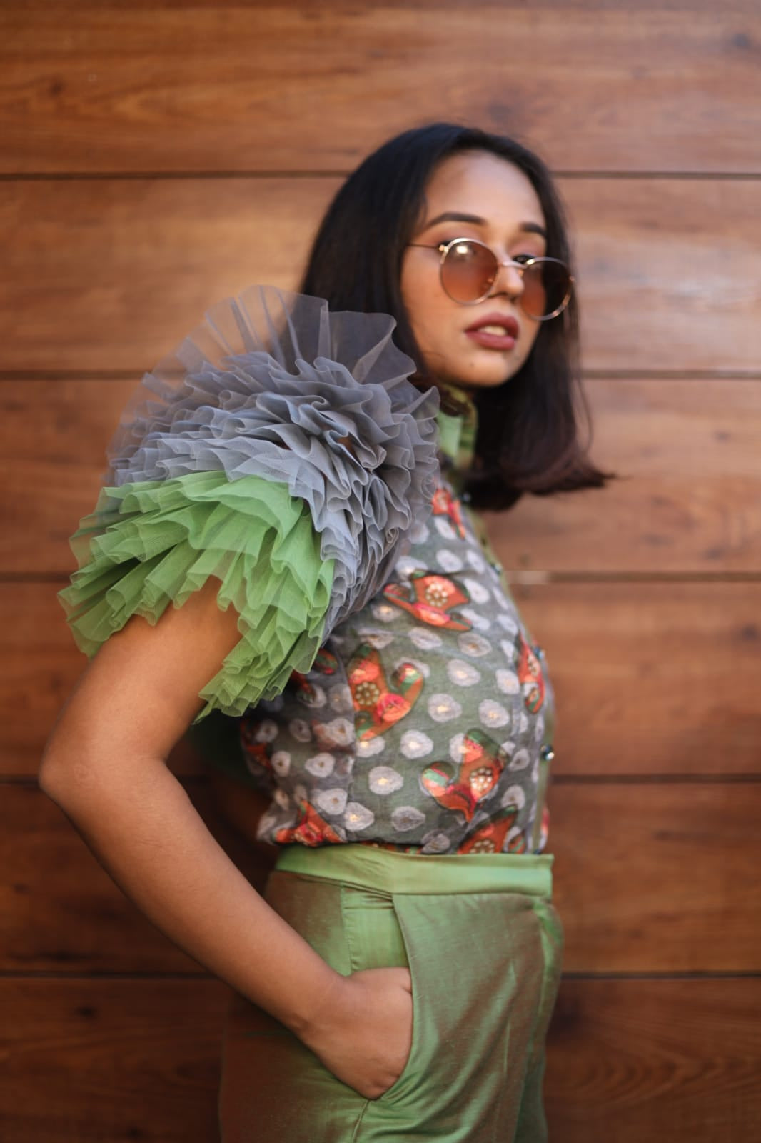 OTT Sleeves Telephone Co-Ord Set