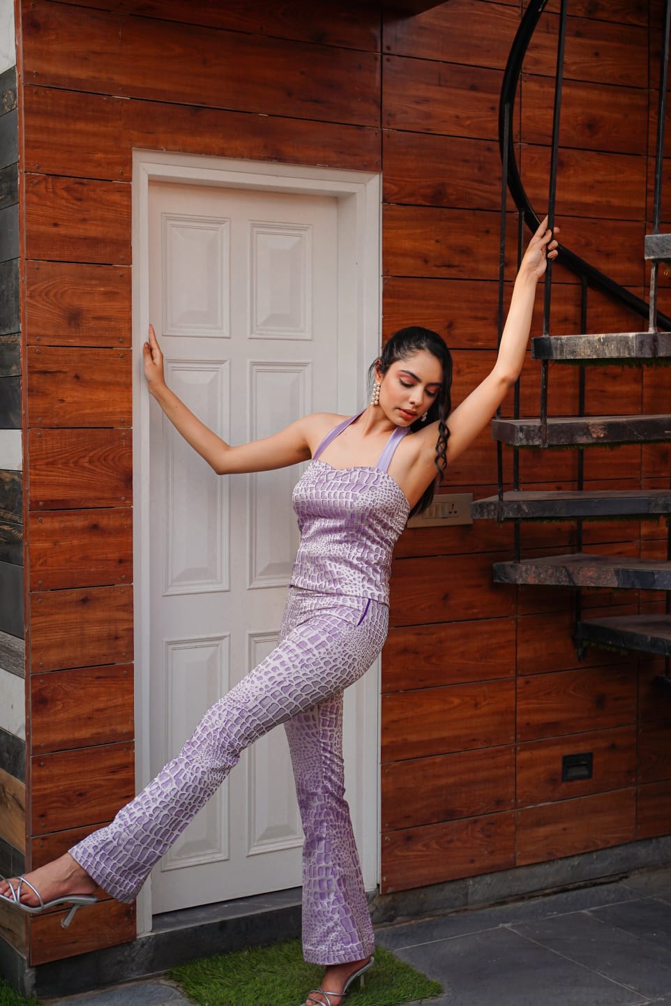 Lavender Leopard Co-Ord Set