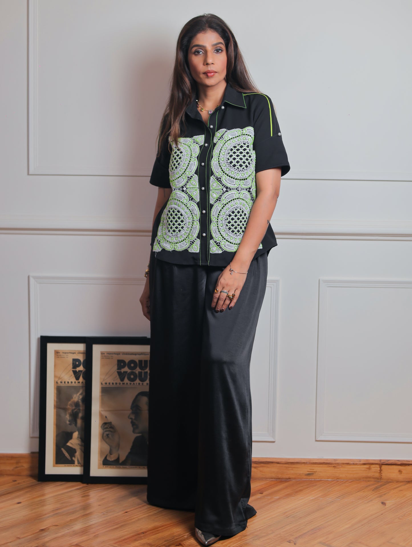 Midnight Neon Whisper Shirt