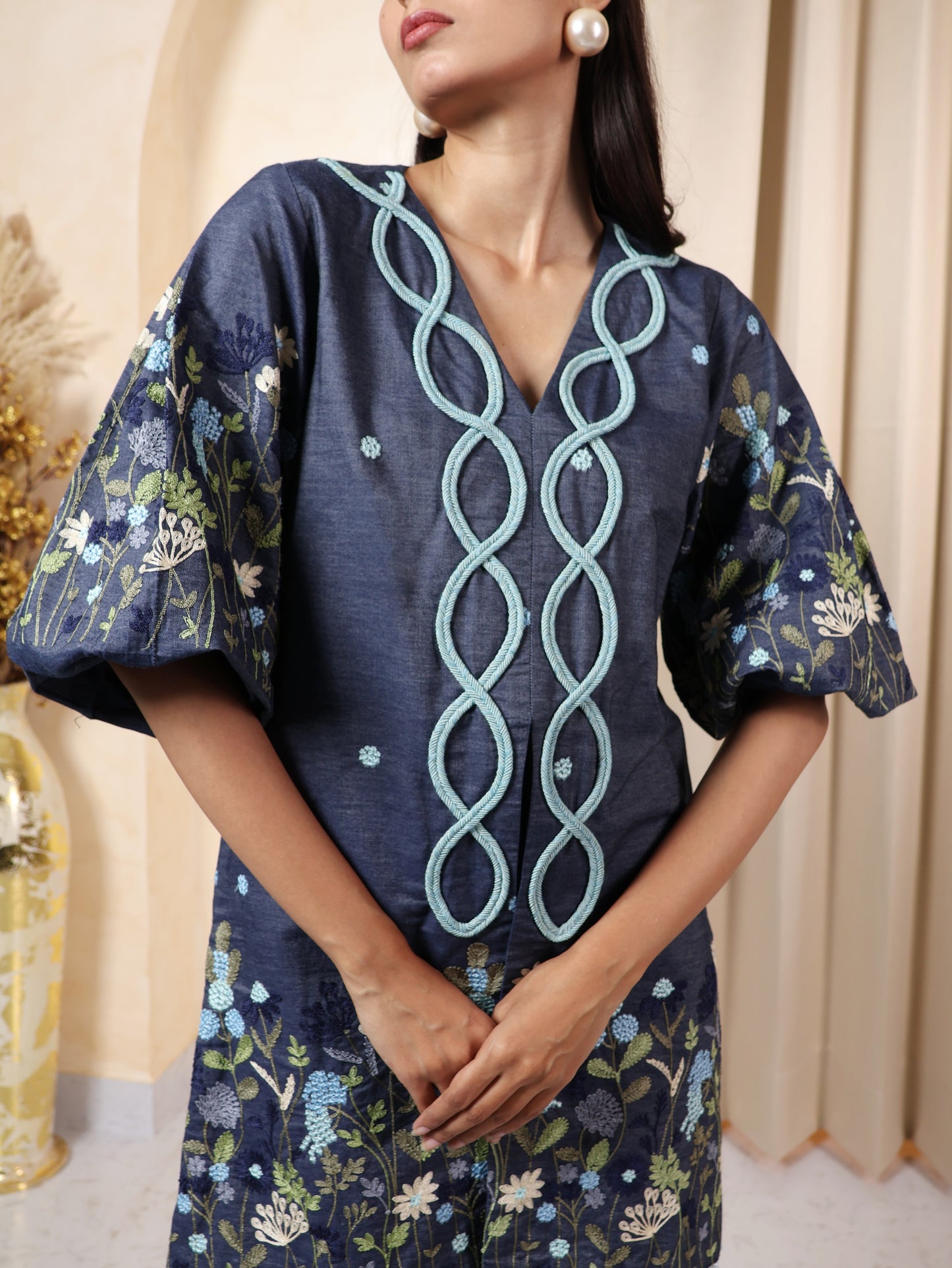 Queen's denim desire co-ord set