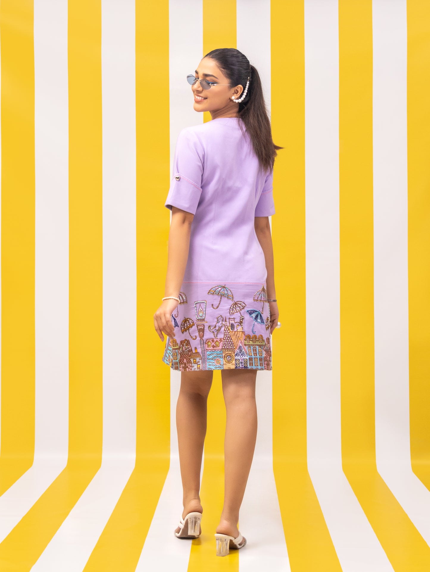 Whimsical City Dress