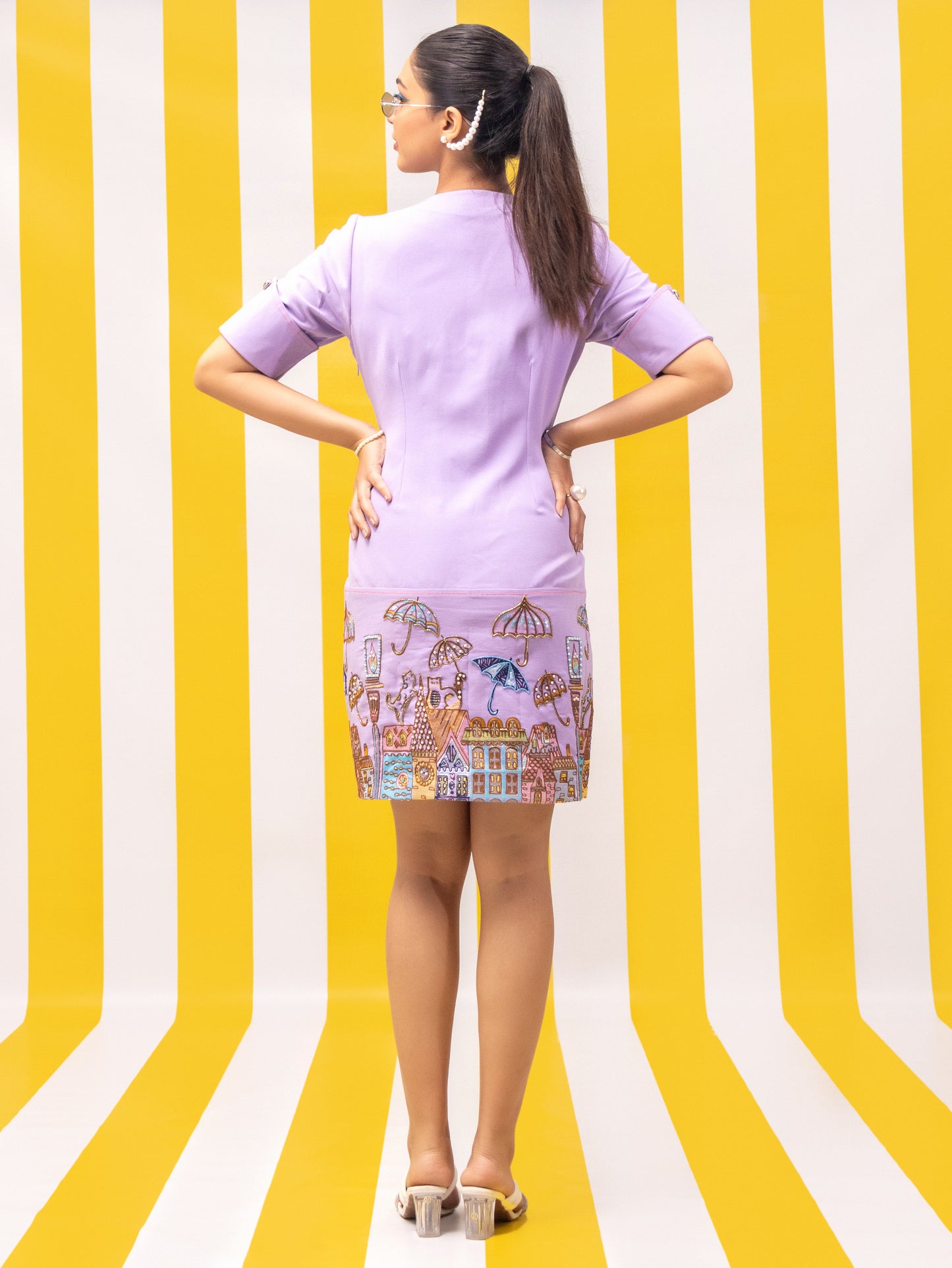 Whimsical City Dress