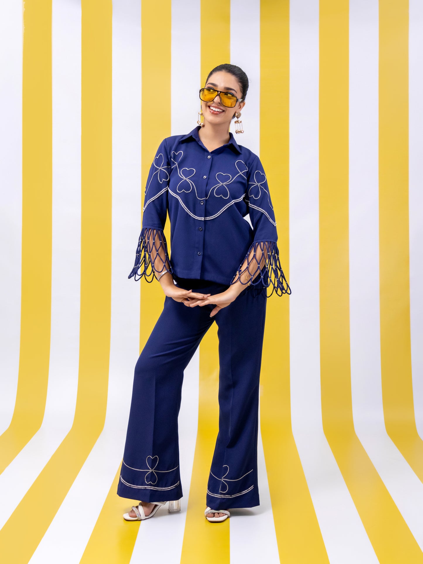 Hearts and Webs Set (Blue)
