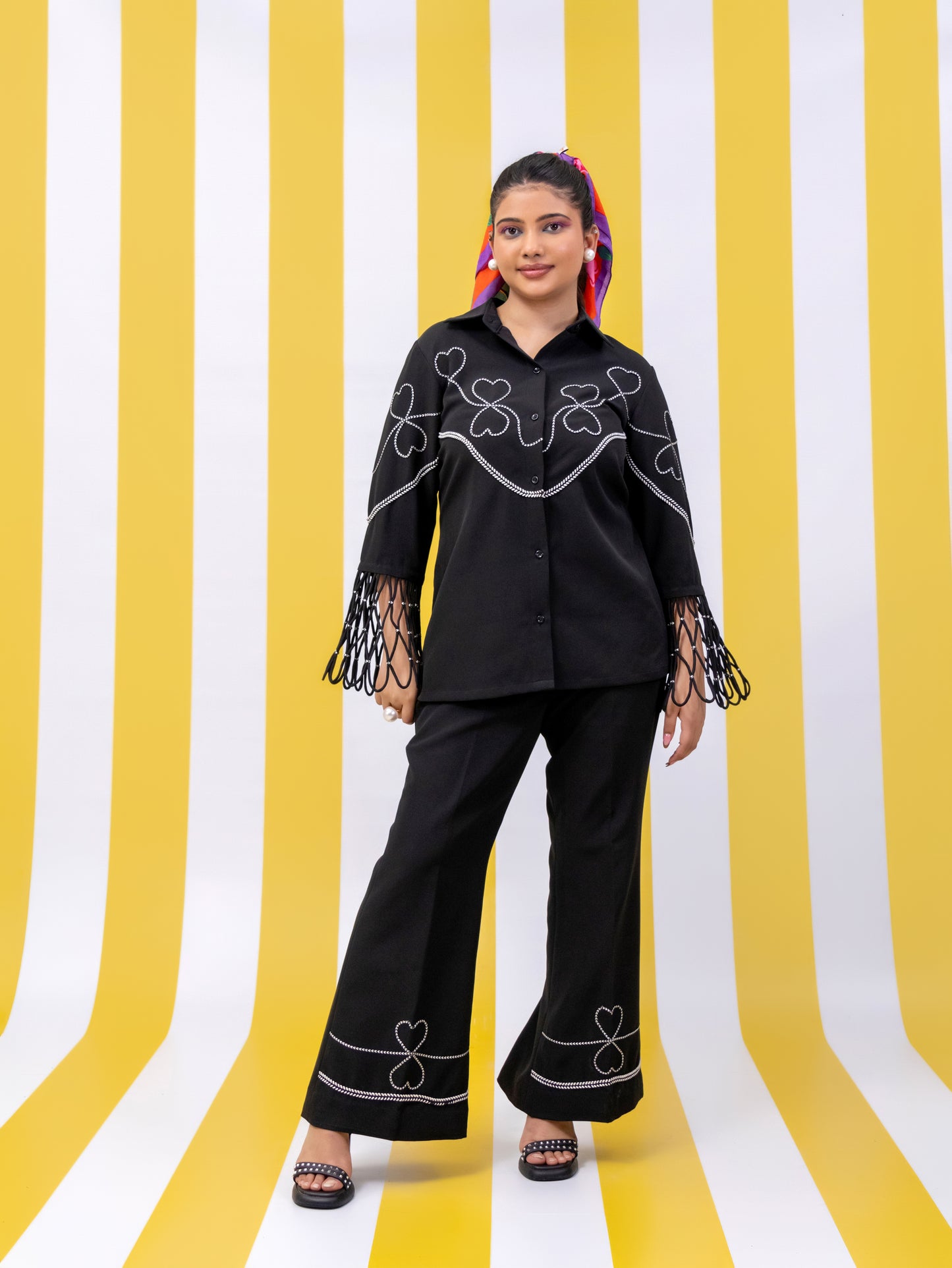 Hearts and Webs Set (Black)
