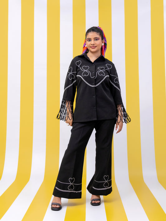 Hearts and Webs Set (Black)