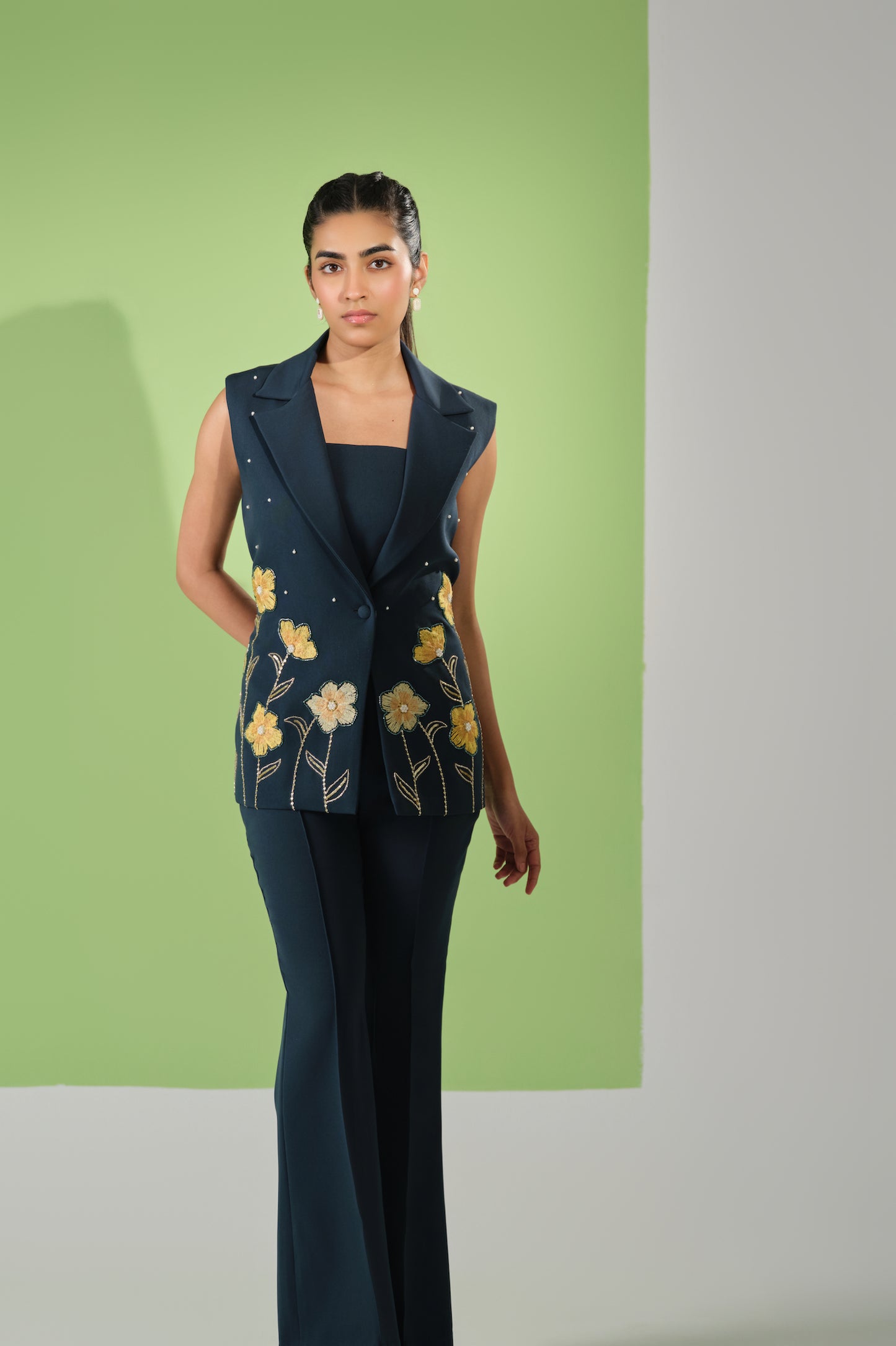 Midnight Bloom Co-Ord Set